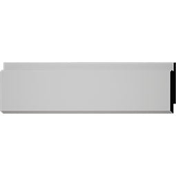 Royal Building Products, Inc - MLDP01X05SLWH - 5 3/8"H x 5/8"P x 96"L, TrueCraft PVC Shiplap/Nickel Gap Planking Moulding, White