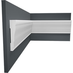 Royal Building Products, Inc - MLDP01X03WM445WH - WM445 - 3 1/4"H x 5/8"P x 96"L, TrueCraft PVC Casing, White