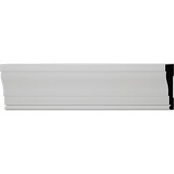 Royal Building Products, Inc - MLDP01X03WM445WH - WM445 - 3 1/4"H x 5/8"P x 96"L, TrueCraft PVC Casing, White
