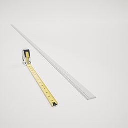 Royal Building Products, Inc - MLDP00X01PBWH - 1 1/4"H x 1/4"P x 96"L, TrueCraft PVC Parting Bead, White