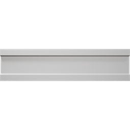 Royal Building Products, Inc - MLDP01X02WM287WH - WM287 - 2"H x 1"P x 96"L, TrueCraft PVC Rake Moulding, White