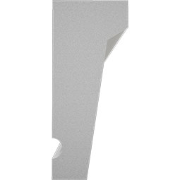 Royal Building Products, Inc - MLDP01X02WM197WH - WM197 - 1 5/8"H x 11/16"P x 96"L, TrueCraft PVC Drip Cap Moulding, White