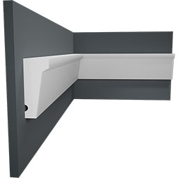 Royal Building Products, Inc - MLDP01X02WM197WH - WM197 - 1 5/8"H x 11/16"P x 96"L, TrueCraft PVC Drip Cap Moulding, White