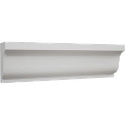 Royal Building Products, Inc - MLDP02X03WH - 2 7/8"H x 2"P x 96"L, TrueCraft PVC Crown Moulding, White