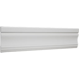 Royal Building Products, Inc - MLDP01X03WCWH - 2 3/4"H x 5/8"P x 96"L, TrueCraft PVC West Coast Casing Moulding, White