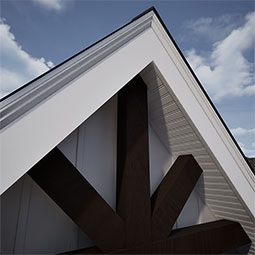 Royal Building Products, Inc - MLDP01X02WM217WH - WM217 - 1 3/4"H x 5/8"P x 96"L, TrueCraft PVC Shingle Moulding, White