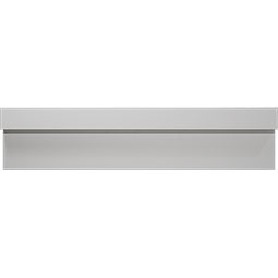 Royal Building Products, Inc - MLDP01X03WSWH - 3"H x 1"P x 96"L, TrueCraft PVC Decorative Wainscot Cap Moulding, White