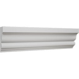 Royal Building Products, Inc - MLDP01X03SHWH - 2 3/4"H x 1 3/8"P x 96"L, TrueCraft PVC Shingle Moulding, White