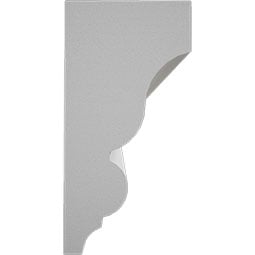 Royal Building Products, Inc - MLDP01X03SHWH - 2 3/4"H x 1 3/8"P x 96"L, TrueCraft PVC Shingle Moulding, White