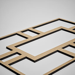 Ekena Millwork - WALWHAS - Hastings Decorative Fretwork Wood Wall Panels