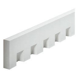 Fypon, Ltd. - MLD320-16 - 5 3/4"W x 2 1/4"Tooth/Space x 1 5/8"P, 16'1 1/2"Length, Classic Dentil Moulding