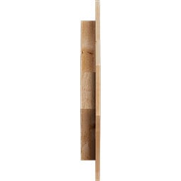 Ekena Millwork - GVWVP - Rustic Wood Vertical Peaked Gable Vent