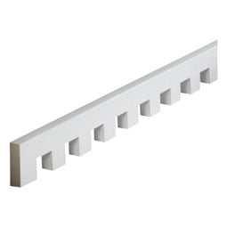 Fypon, Ltd. - MLD354-12 - 3 1/16"W x 1 5/8"T/S x 1"P, 12' 2 1/4"Length, Dentil Moulding