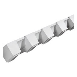 Fypon, Ltd. - MLD360-8 - 3 3/4"W x 3 3/4"T/4 1/4"S x 3 1/2"P, 8' Length, Beveled Dentil Block Moulding
