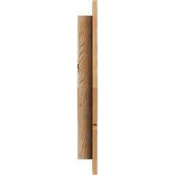 Ekena Millwork - GVWHP - Rustic Wood Horizontal Peaked Gable Vent