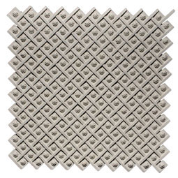 Pearlworks - PANL-104A - 13-1/2" x 13-1/2" x 1/4" Interlocking fret panel with small flower rosettes