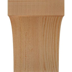 Ekena Millwork - CORHUN00 - Rustic Wood Rustic Wood Corbel, Huntington Style