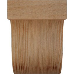Ekena Millwork - CORDEL00 - Rustic Wood Rustic Wood Corbel, Del Monte Style