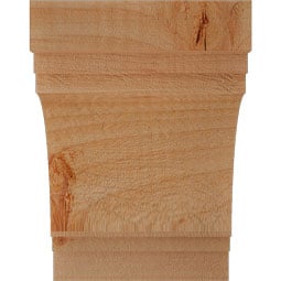 Ekena Millwork - CORPEC00 - Rustic Wood Rustic Wood Corbel, Pescadero Style
