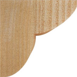 Ekena Millwork - CORCRE00 - Rustic Wood Rustic Wood Corbel, Crestline Style