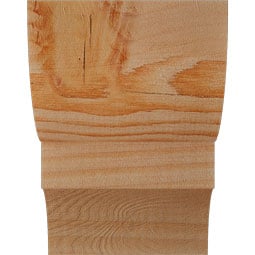Ekena Millwork - CORRID00 - Rustic Wood Rustic Wood Corbel, Ridgewood Style