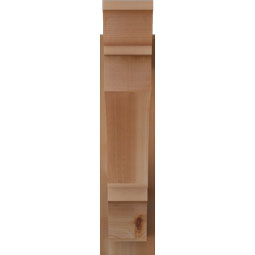 Ekena Millwork - OUTBOA01 - Balboa Traditional Style Rustic Timber Wood Outlooker