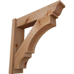 Ekena Millwork - OUTBOA01 - Balboa Traditional Style Rustic Timber Wood Outlooker