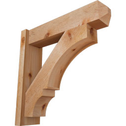 Ekena Millwork - OUTBOA04 - Balboa Craftsman Style Rustic Timber Wood Outlooker