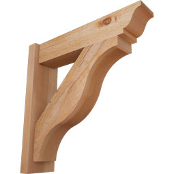 Ekena Millwork - OUTFST01 - Funston Traditional Style Rustic Timber Wood Outlooker