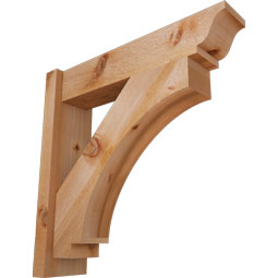 Ekena Millwork - OUTIMP01 - Imperial Traditional Style Rustic Timber Wood Outlooker