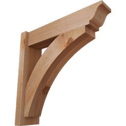 Ekena Millwork - OUTTHR01 - Thorton Traditional Style Rustic Timber Wood Outlooker