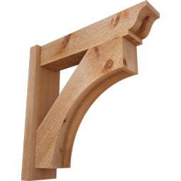 Ekena Millwork - OUTWTL01 - Westlake Traditional Style Rustic Timber Wood Outlooker