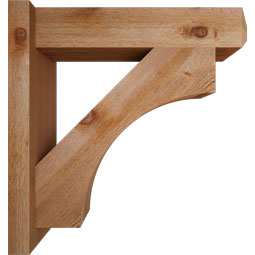 Ekena Millwork - OUTWTL04 - Westlake Craftsman Style Rustic Timber Wood Outlooker