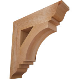 Ekena Millwork - BKTIMP01 - Imperial Traditional Rough Sawn Bracket