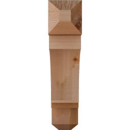 Ekena Millwork - BKTIMP04 - Imperial Craftsman Rough Sawn Bracket