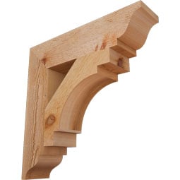 Ekena Millwork - BKTMRC01 - Merced Traditional Rough Sawn Bracket
