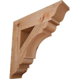 Ekena Millwork - BKTOLY01 - Olympic Traditional Rough Sawn Bracket
