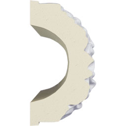 Ekena Millwork - PML04X02PA - Endurathane Palmetto Panel Moulding, 3 7/8"H x 2 3/8"P x 94 1/2"L, Factory Primed