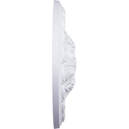 Ekena Millwork - CM11AC_P - Endurathane Acanthus Ceiling Medallion, 11 3/8"OD x 2"P