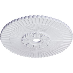 Ekena Millwork - CM36ME_P - Endurathane Melonie Ceiling Medallion, 36 1/4"OD x 1 7/8"P (Fits Canopies up to 6 1/4")