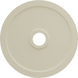 Ekena Millwork - CM24MI_P - Endurathane Milan Ceiling Medallion, 24 1/2"OD x 3 1/2"ID x 1"P (Fits Canopies up to 4 5/8")