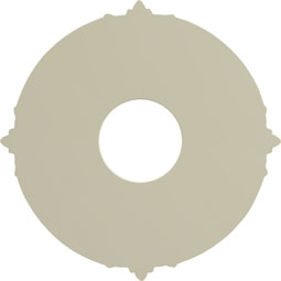 Ekena Millwork - CM12AT_P - Endurathane Attica Ceiling Medallion, 12 3/4"OD x 3 1/2"ID x 1/2"P (Fits Canopies up to 3 1/2")