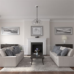 Ekena Millwork - CM12AT_P - Endurathane Attica Ceiling Medallion, 12 3/4"OD x 3 1/2"ID x 1/2"P (Fits Canopies up to 3 1/2")