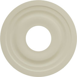 Ekena Millwork - CM12JA_P - Endurathane Jackson Ceiling Medallion, 12 1/4"OD x 4"ID x 1 1/8"P (Fits Canopies up to 7 3/8")