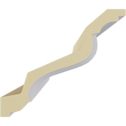 Ekena Millwork - MLD04X05X07CI - Endurathane Carrillo Medium Crown Moulding, 4 5/8"H x 5 3/8"P x 6 7/8"F x 94 1/2"L, Factory Primed