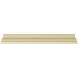 Ekena Millwork - MLD04X05X07CI - Endurathane Carrillo Medium Crown Moulding, 4 5/8"H x 5 3/8"P x 6 7/8"F x 94 1/2"L, Factory Primed