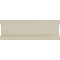 Ekena Millwork - PML04X02RE - Endurathane Reed and Ribbon Panel Moulding, 3 1/2"H x 2 3/8"P x 94 1/2"L, Factory Primed