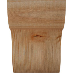 Ekena Millwork - RFTCAR00 - Rustic Wood Carmel Wood Rafter Tail