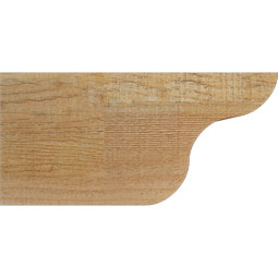 Ekena Millwork - RFTCAR00 - Rustic Wood Carmel Wood Rafter Tail