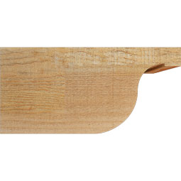 Ekena Millwork - RFTDEL00 - Rustic Wood Del Monte Wood Rafter Tail